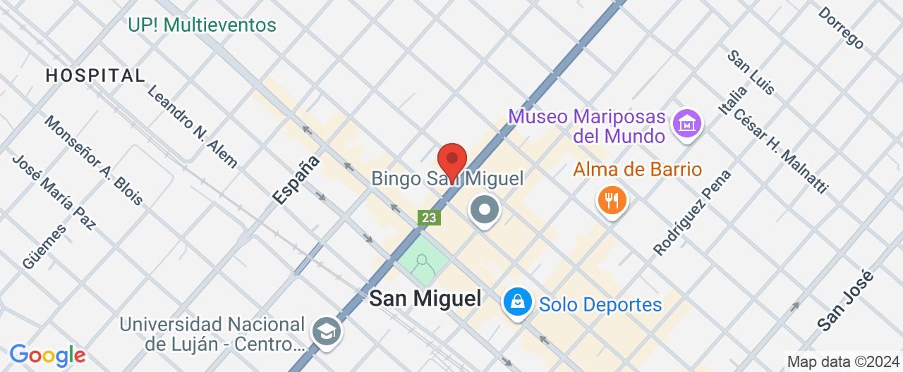 Mapa de la ubicación