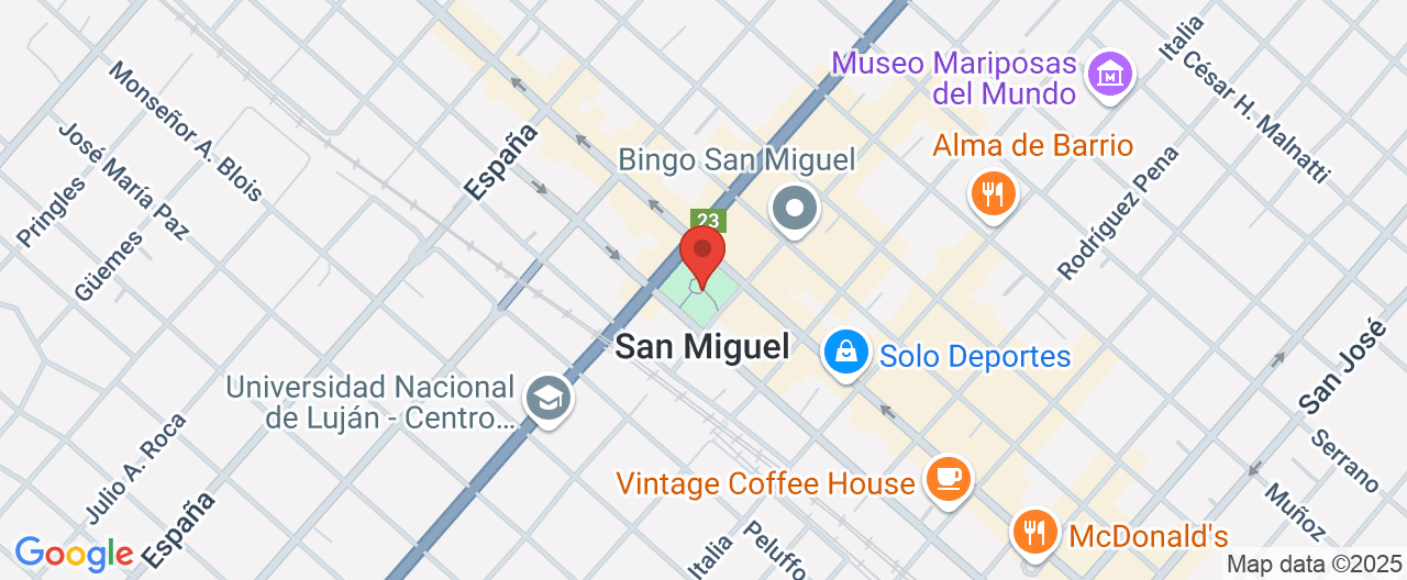 Mapa de la ubicación