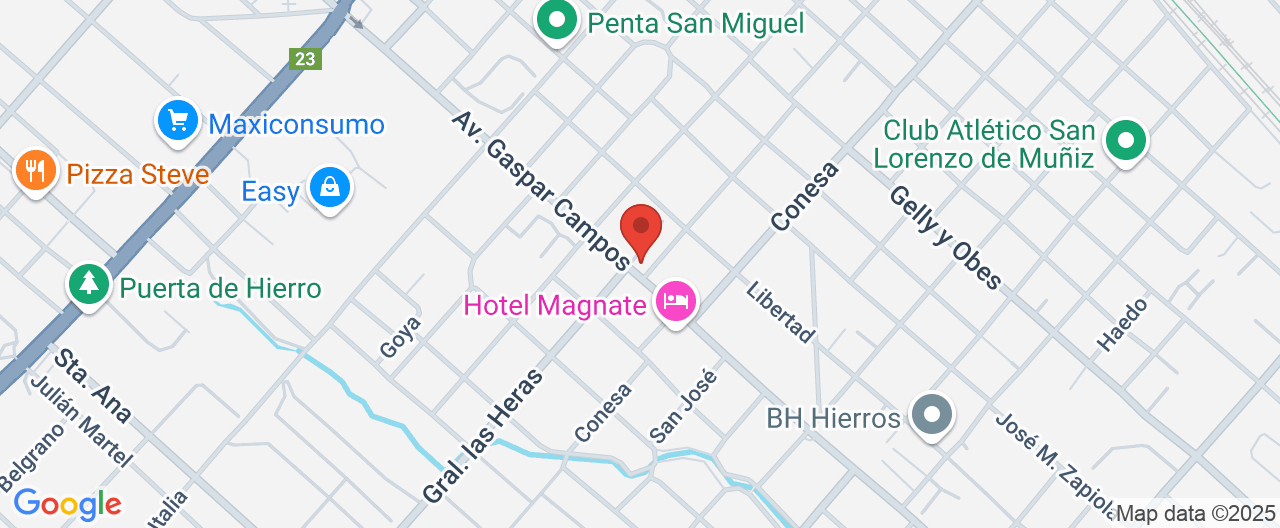 Mapa de la ubicación