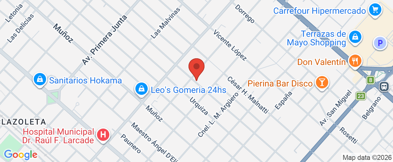 Mapa de la ubicación