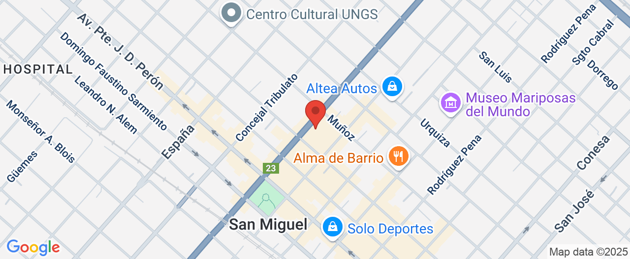 Mapa de la ubicación