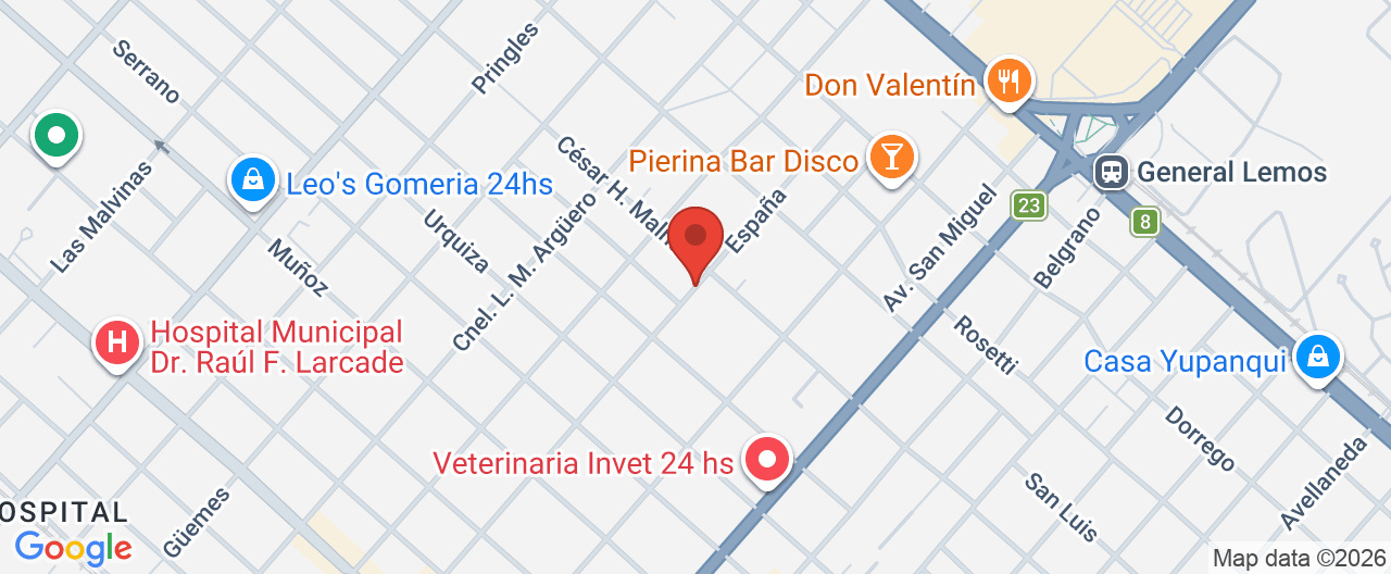 Mapa de la ubicación