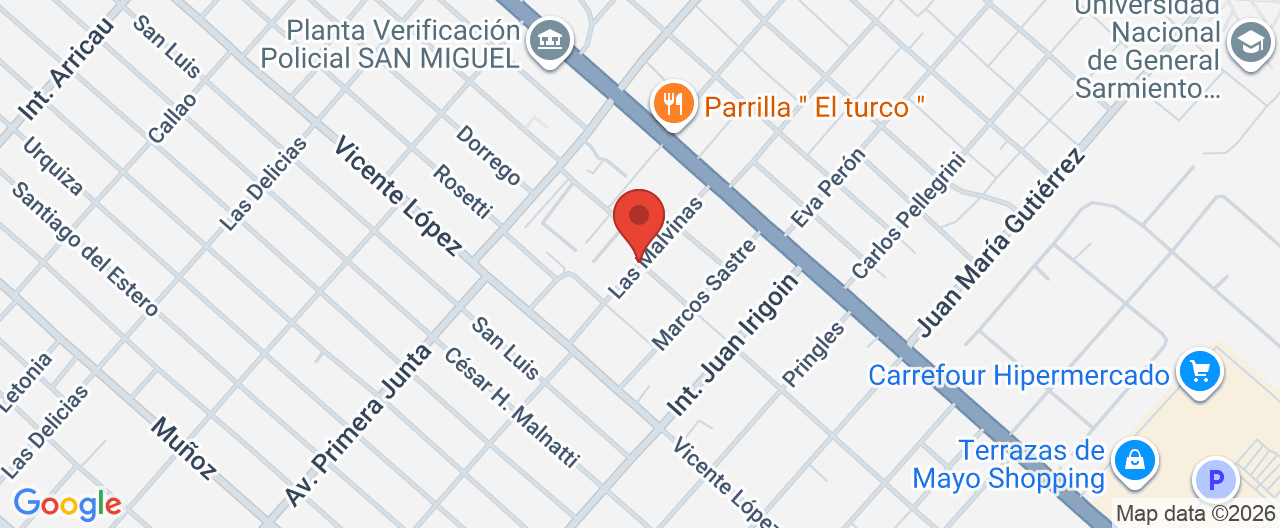 Mapa de la ubicación