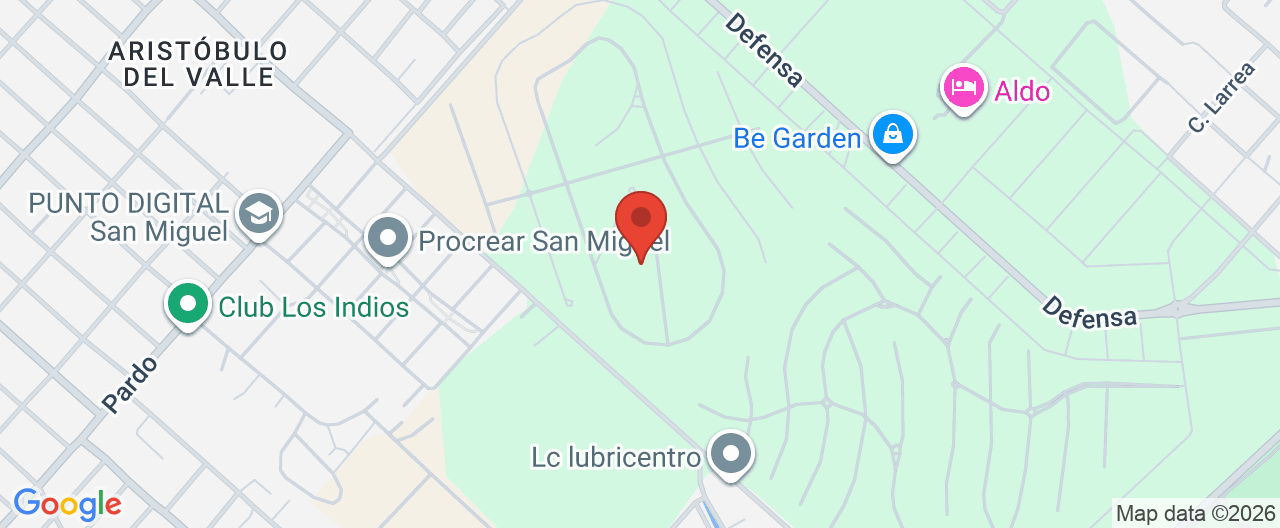 Mapa de la ubicación
