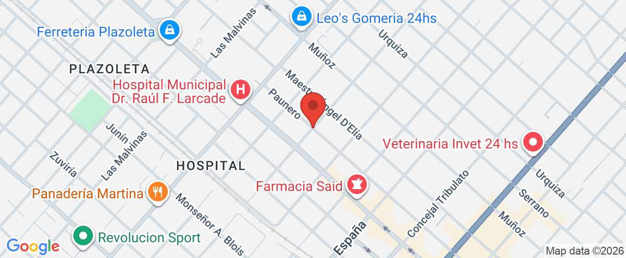 Mapa de la ubicación