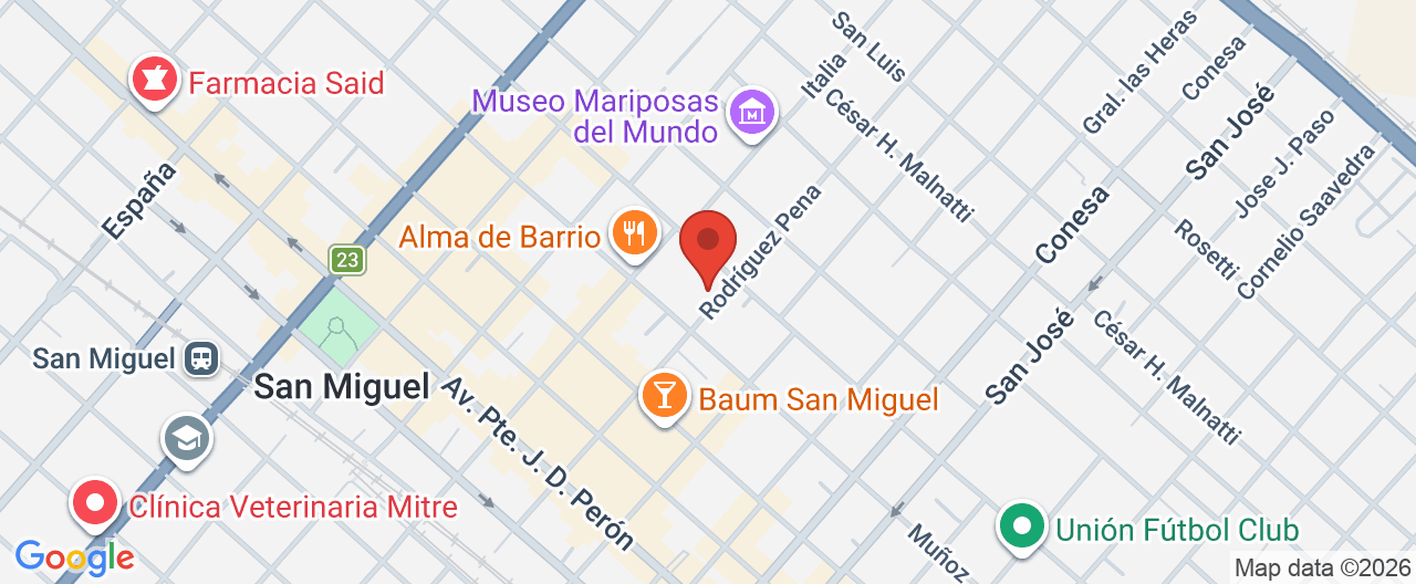 Mapa de la ubicación