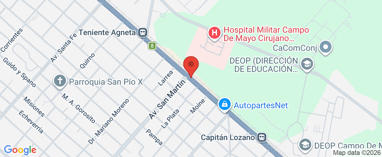 Mapa de la ubicación