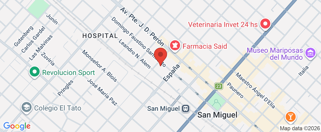 Mapa de la ubicación