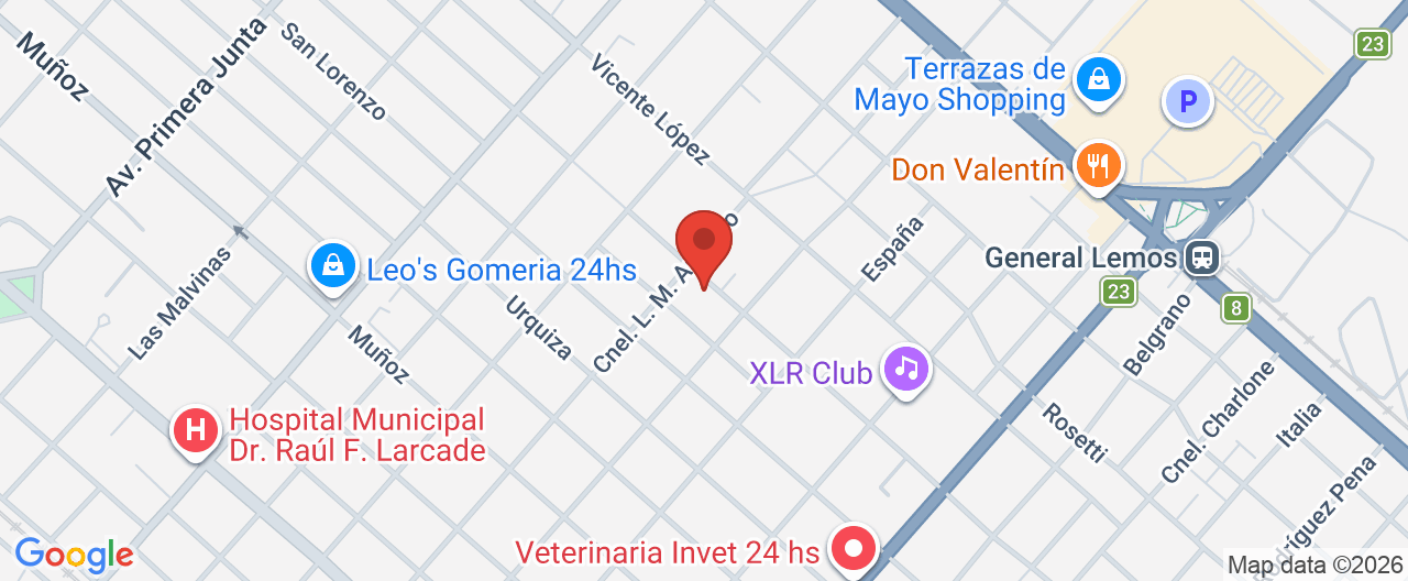 Mapa de la ubicación