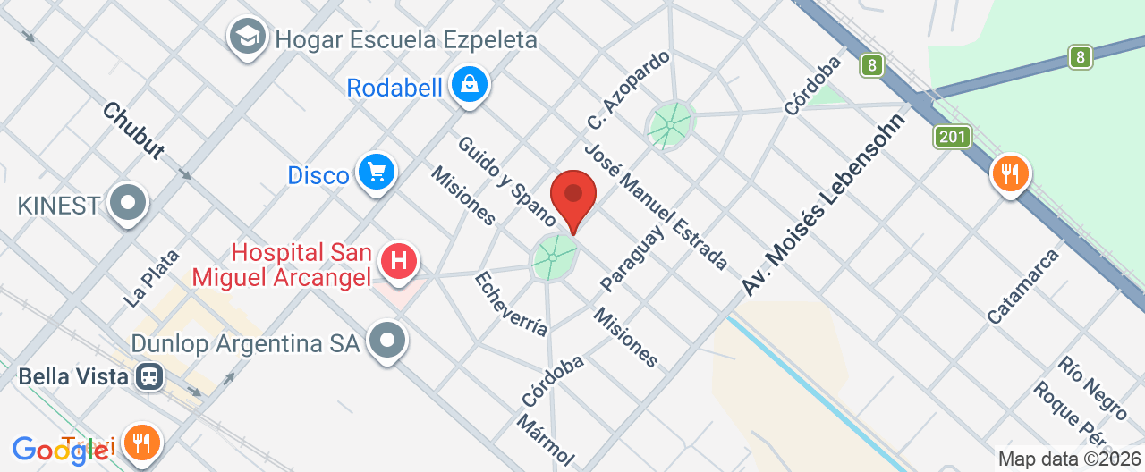 Mapa de la ubicación