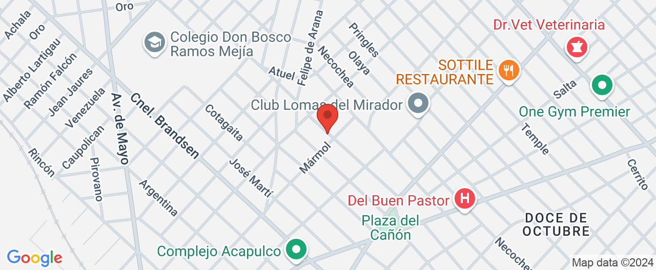 Mapa de la ubicación