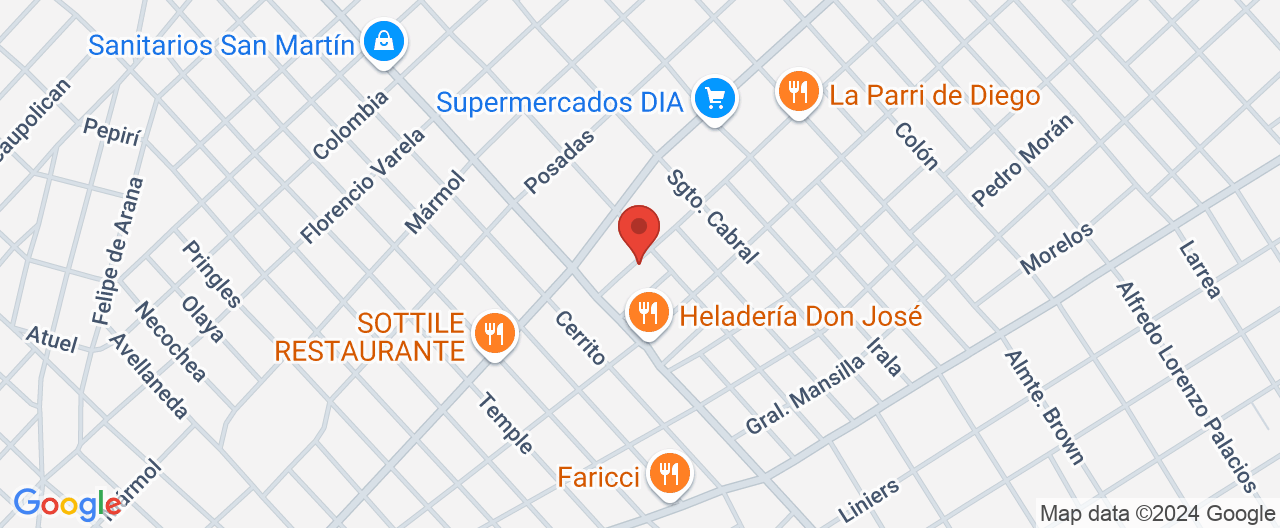 Mapa de la ubicación