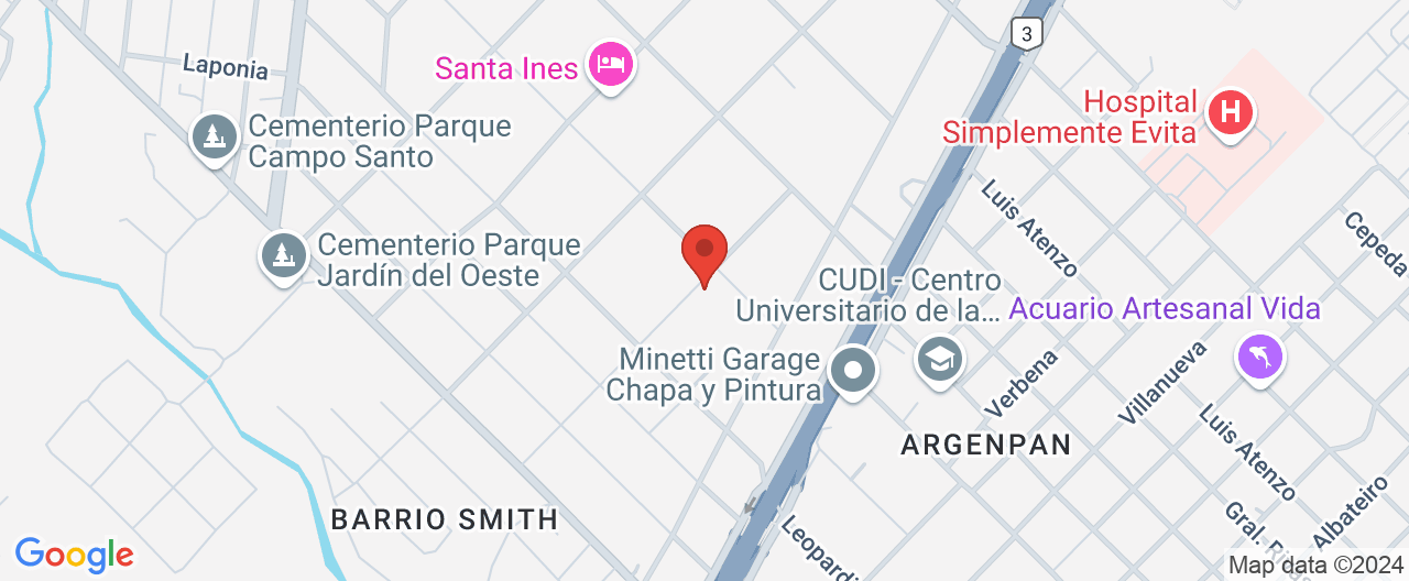 Mapa de la ubicación