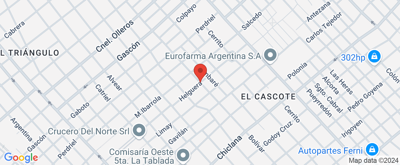 Mapa de la ubicación