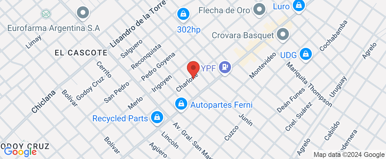 Mapa de la ubicación