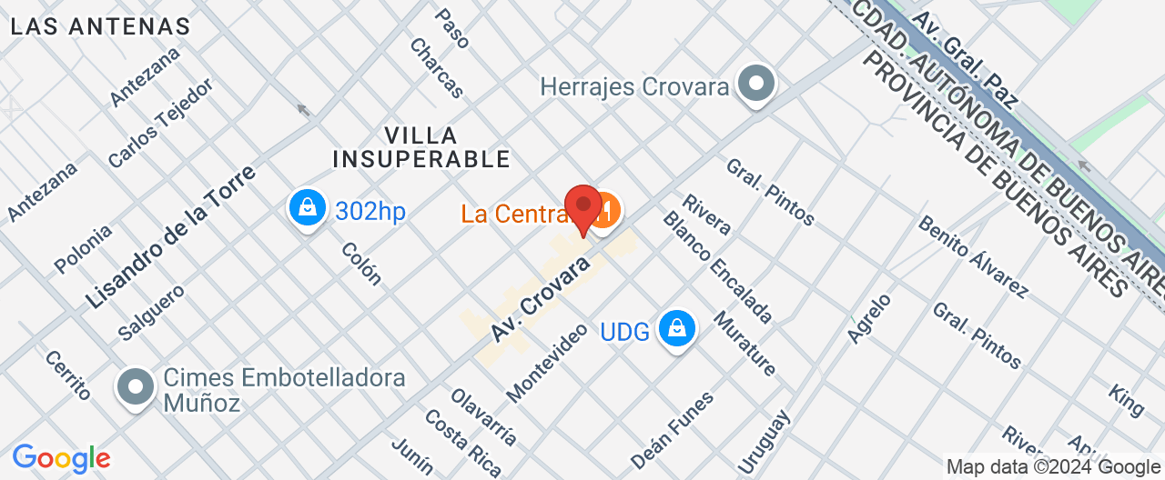Mapa de la ubicación