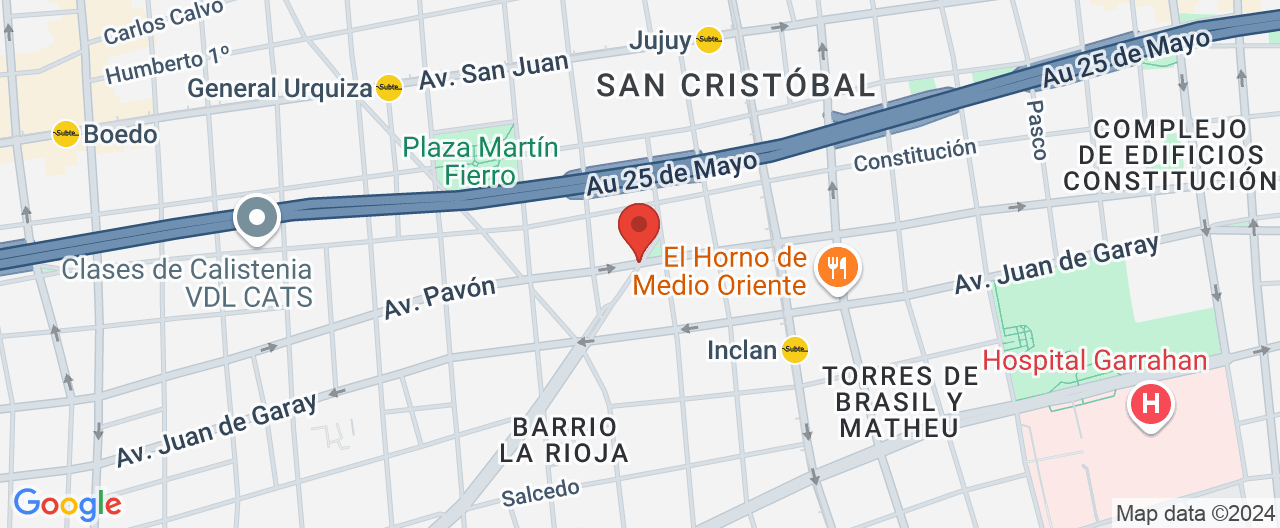Mapa de la ubicación