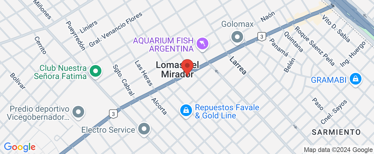 Mapa de la ubicación
