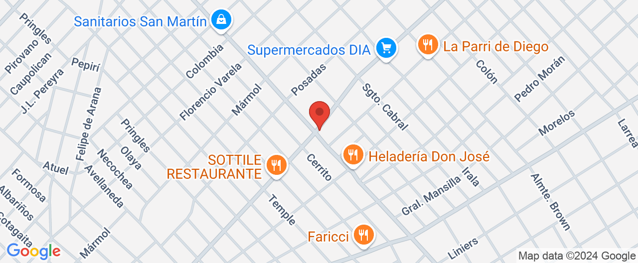 Mapa de la ubicación