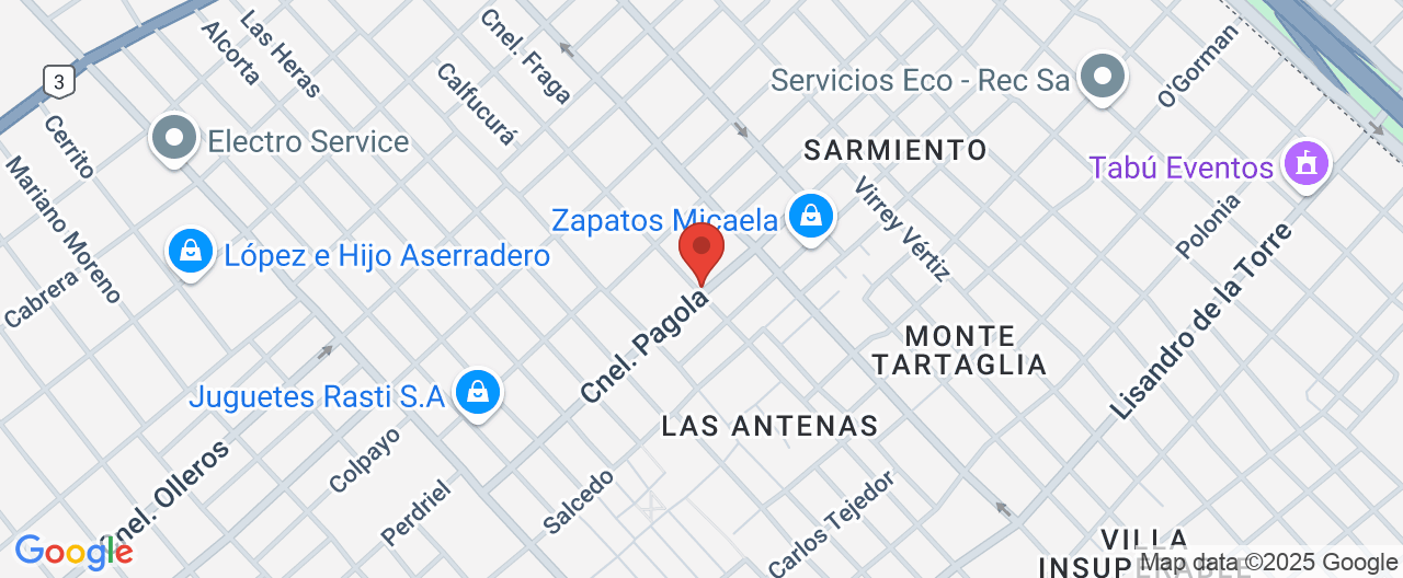 Mapa de la ubicación