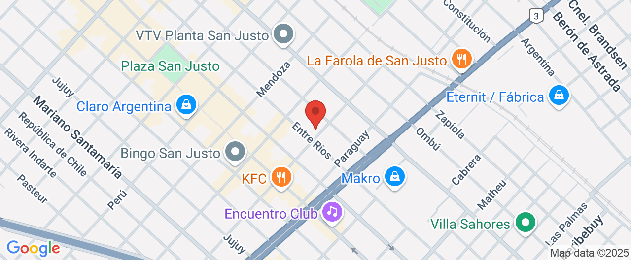 Mapa de la ubicación