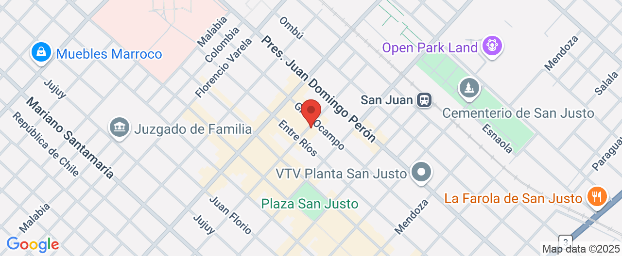 Mapa de la ubicación