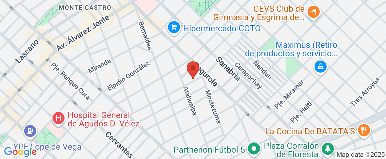 Mapa de la ubicación