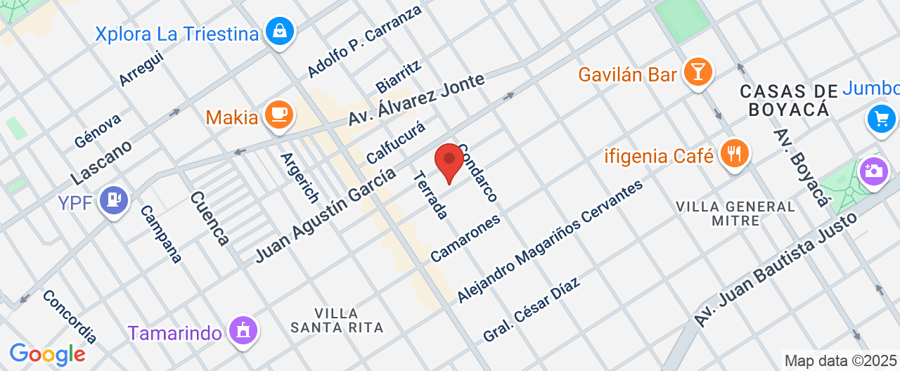 Mapa de la ubicación