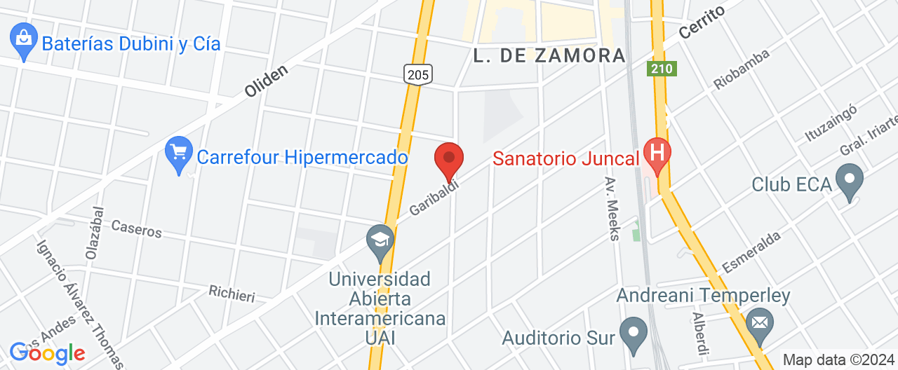 Mapa de la ubicación
