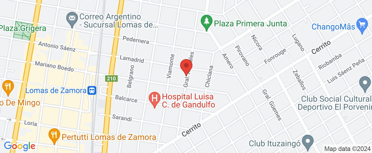 Mapa de la ubicación