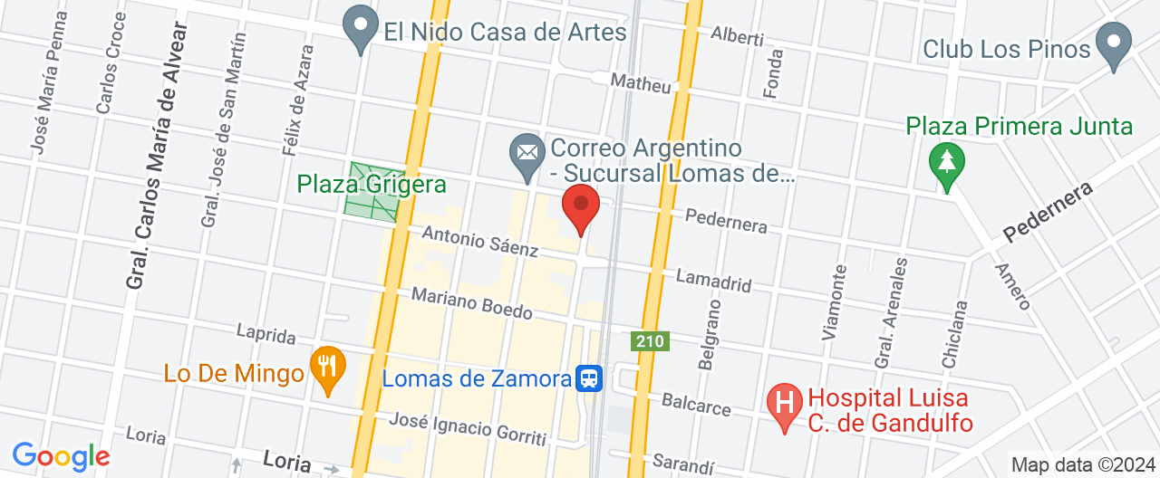 Mapa de la ubicación
