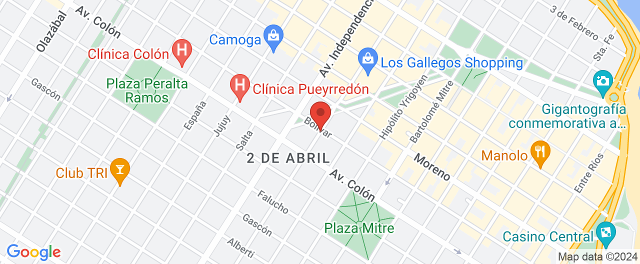 Mapa de la ubicación