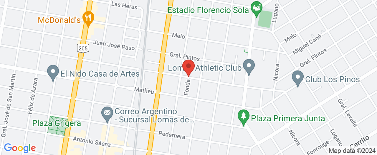 Mapa de la ubicación