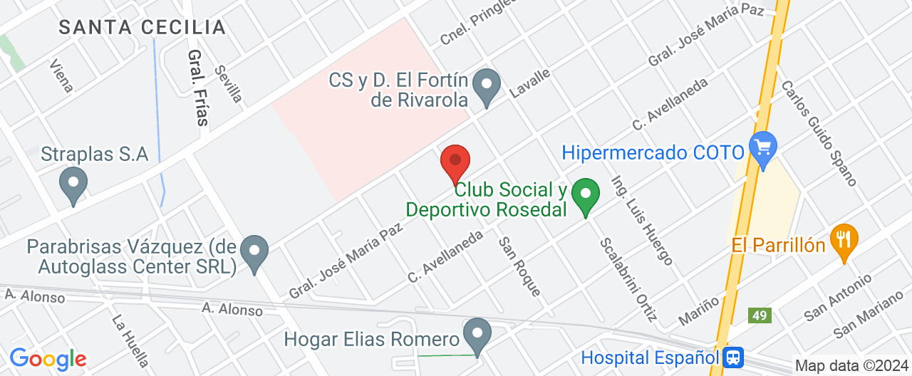 Mapa de la ubicación