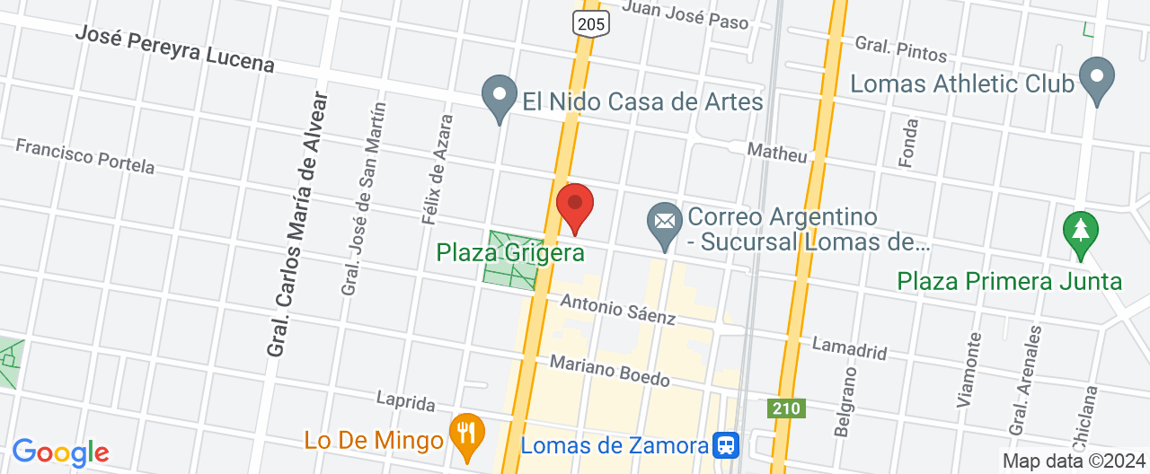 Mapa de la ubicación