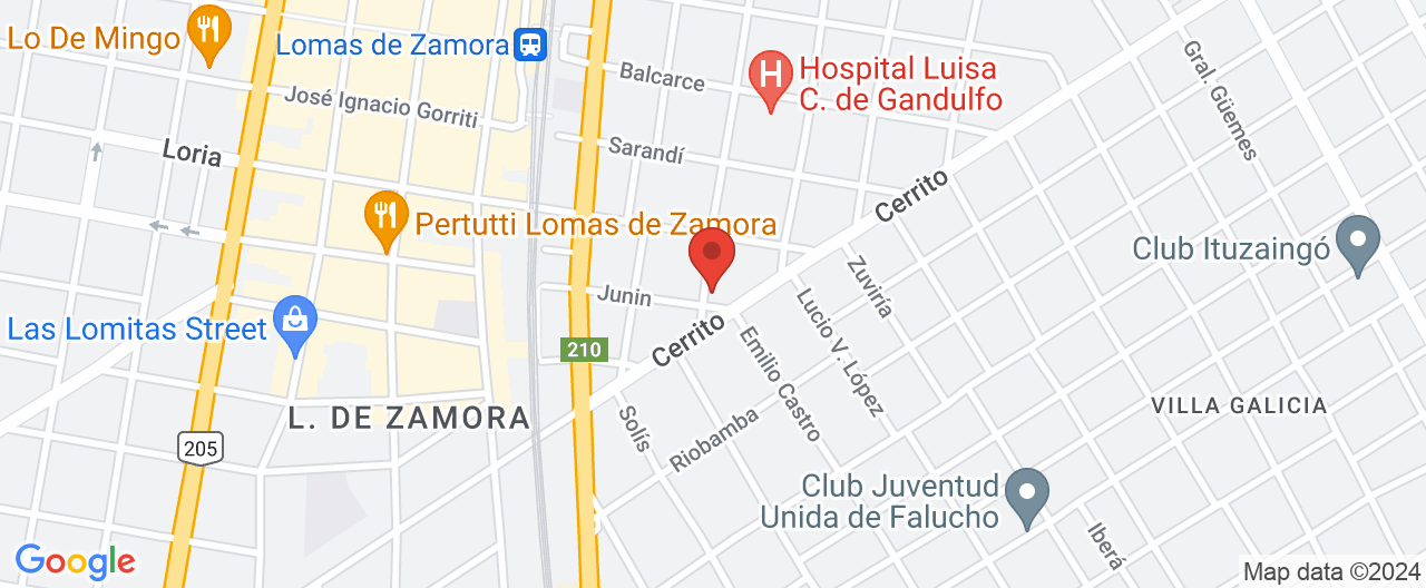 Mapa de la ubicación