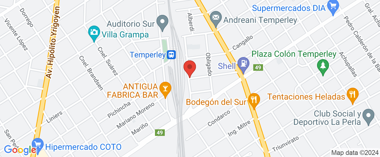 Mapa de la ubicación