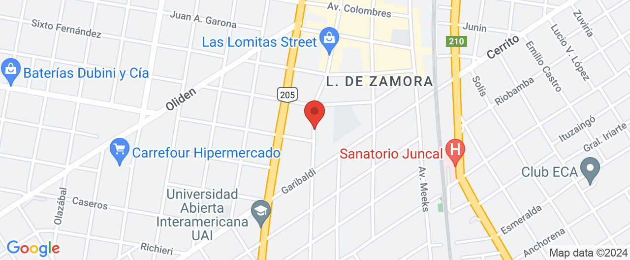 Mapa de la ubicación