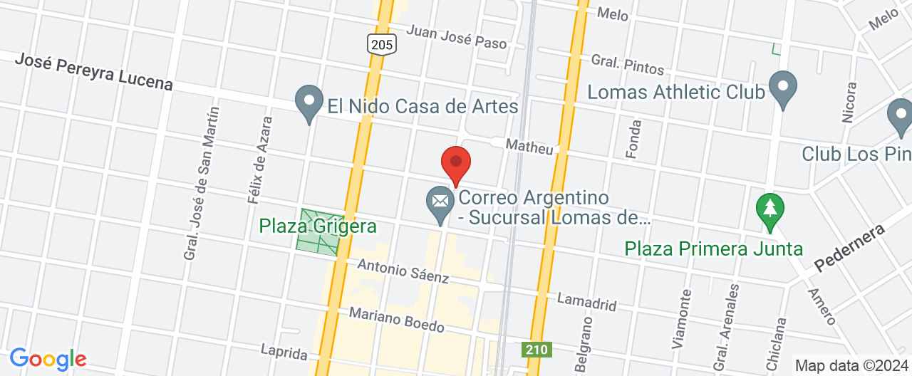Mapa de la ubicación
