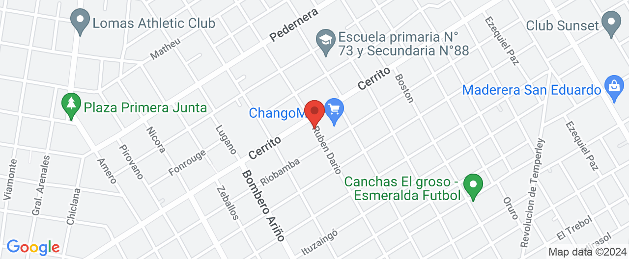 Mapa de la ubicación