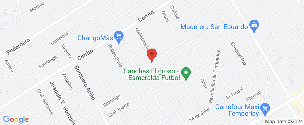 Mapa de la ubicación