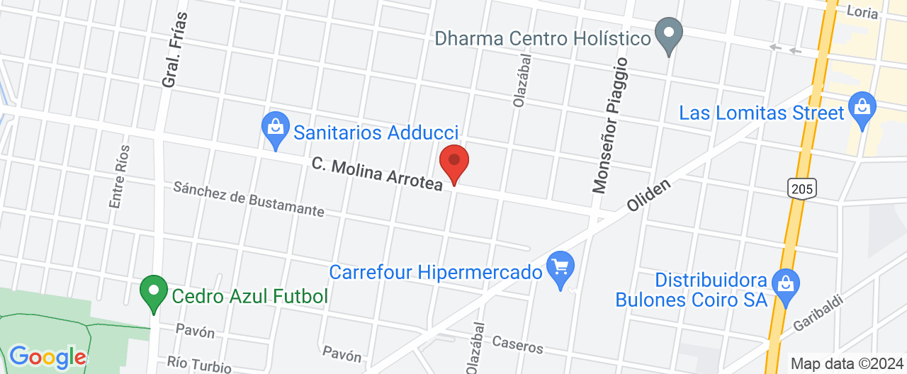 Mapa de la ubicación