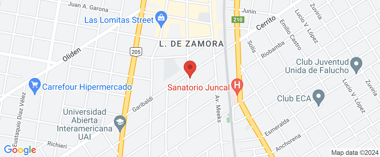 Mapa de la ubicación