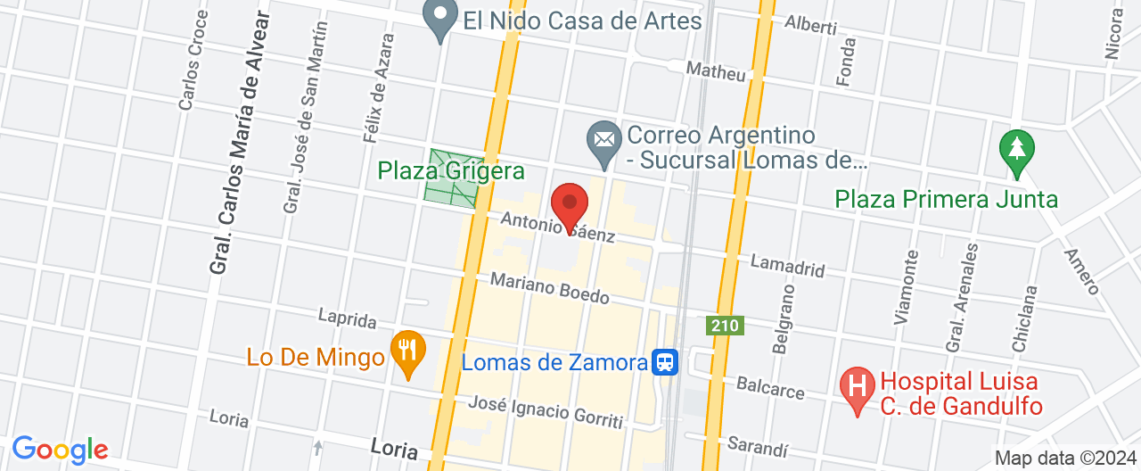 Mapa de la ubicación