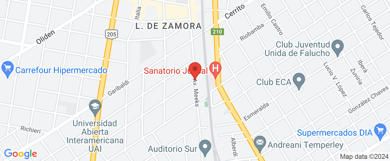 Mapa de la ubicación
