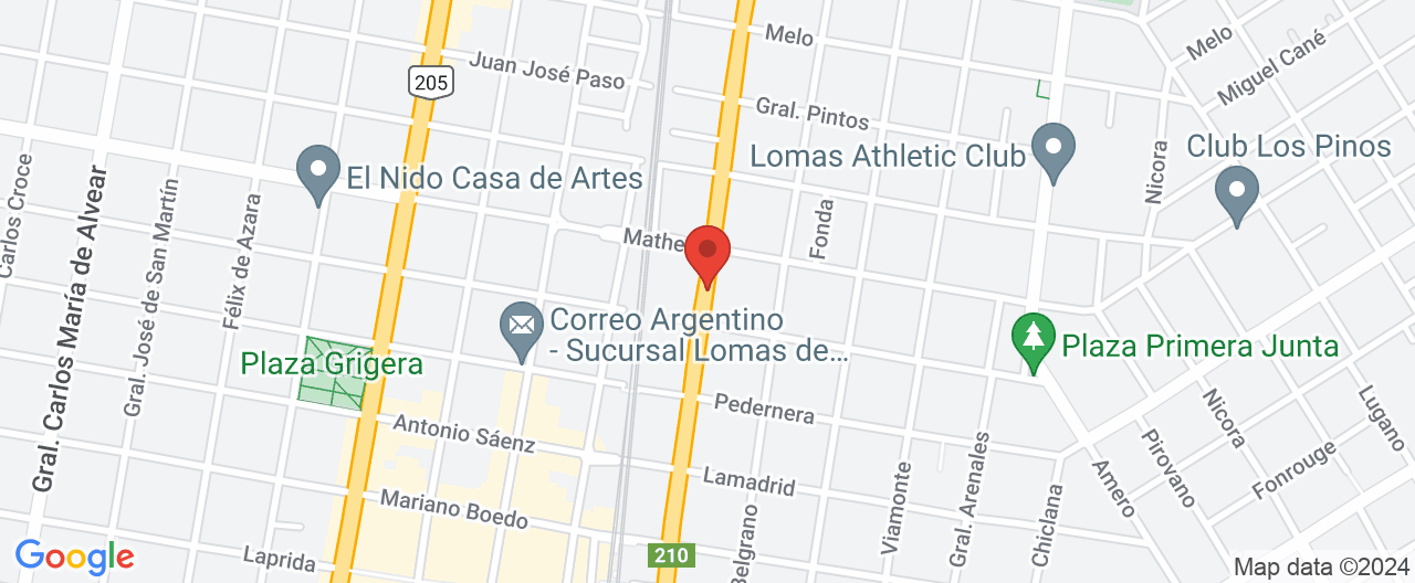 Mapa de la ubicación