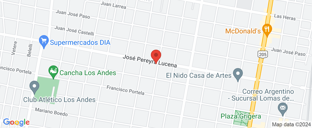 Mapa de la ubicación
