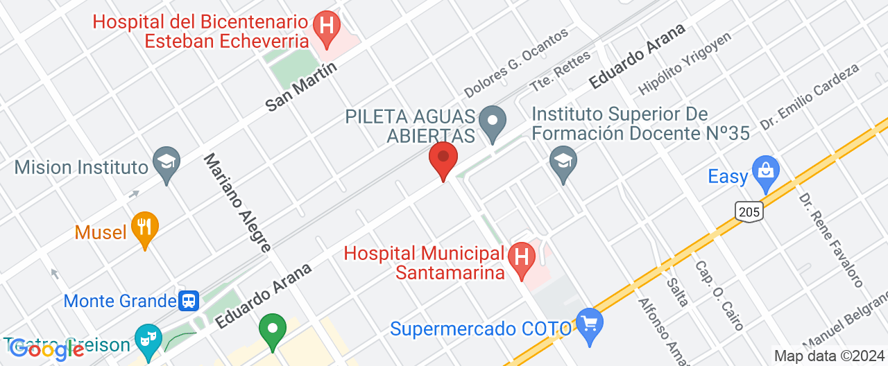 Mapa de la ubicación