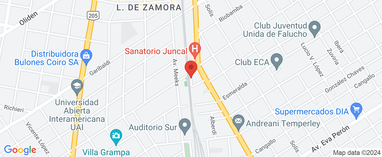 Mapa de la ubicación