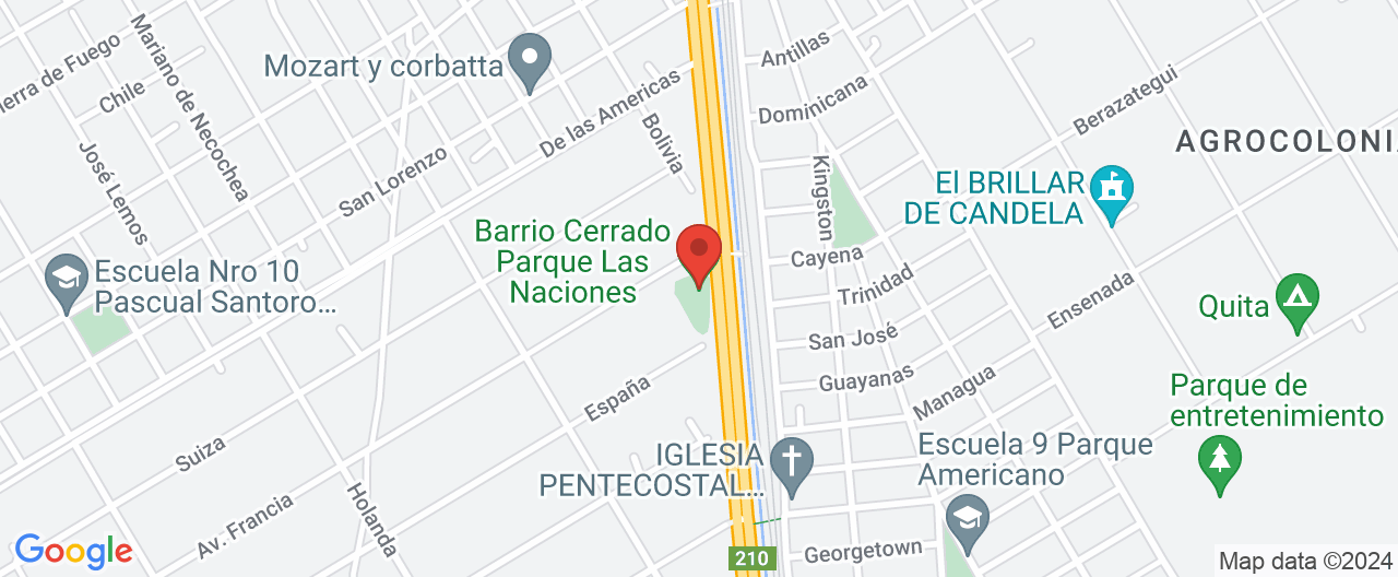 Mapa de la ubicación